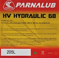 PARNALUB HV Hydraulic 68 205L